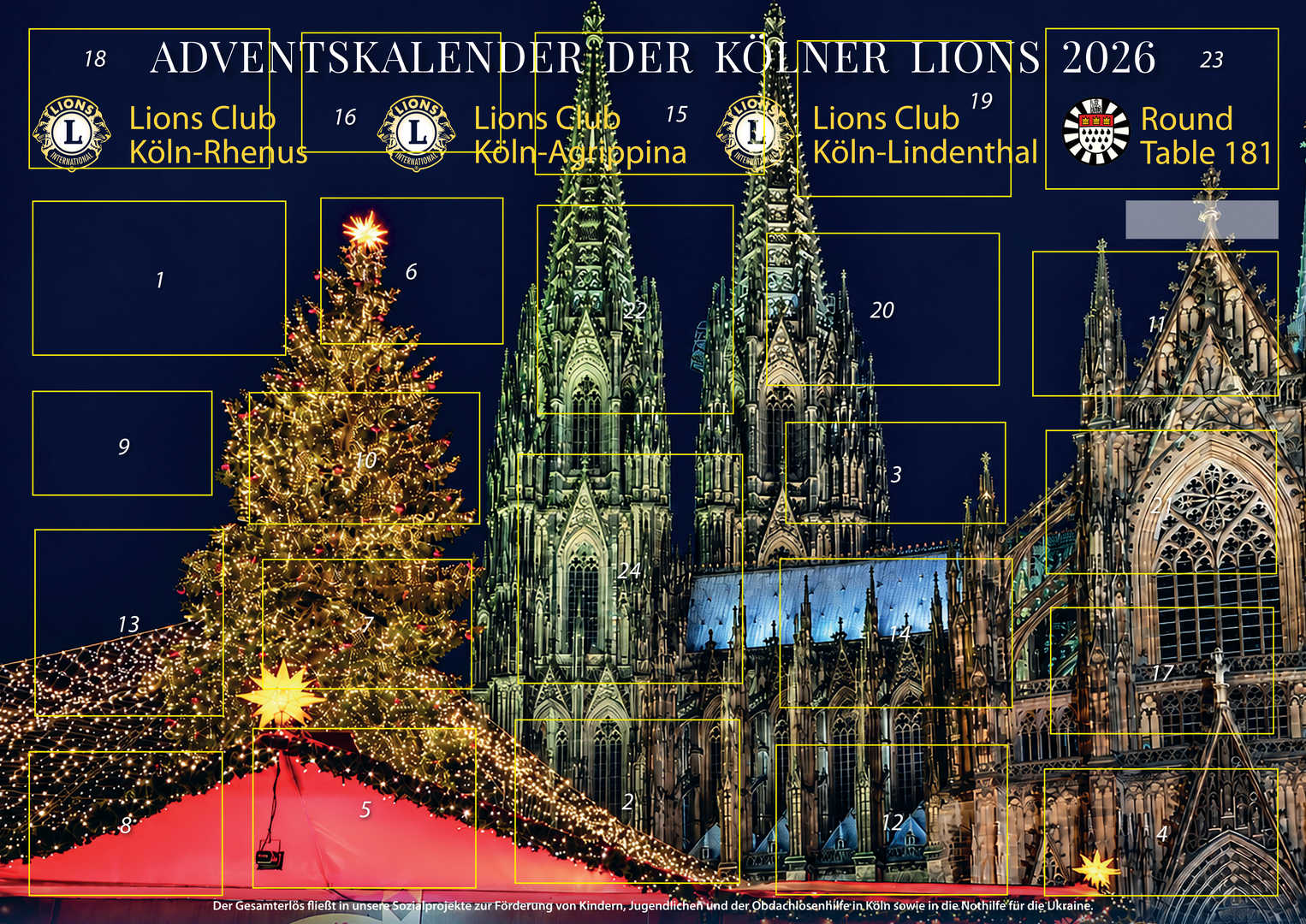 Adventskalender der Kölner Lions 2026